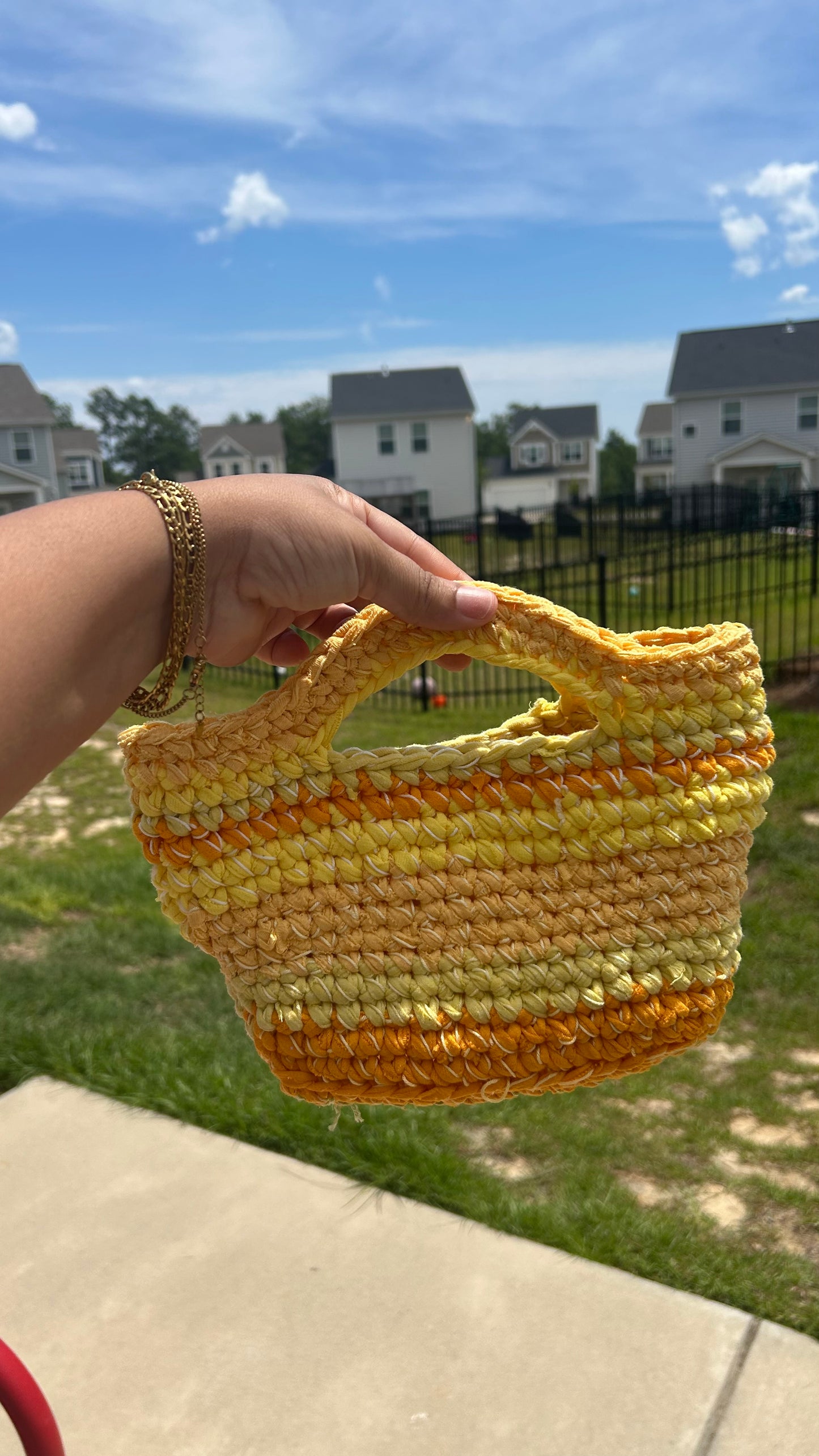 Revival Bag No5 : Summers Sun Crochet Bag