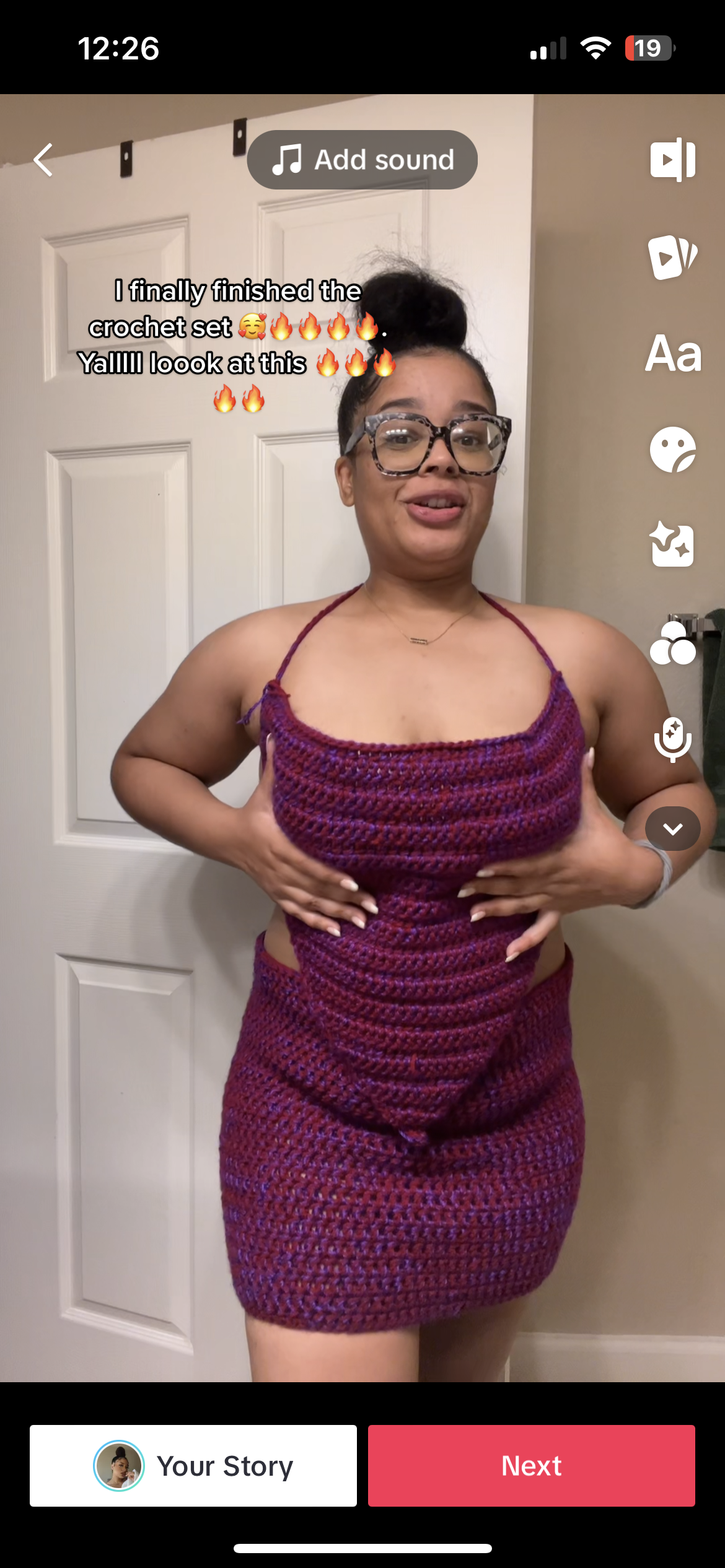 Pop off T.E.K two piece set