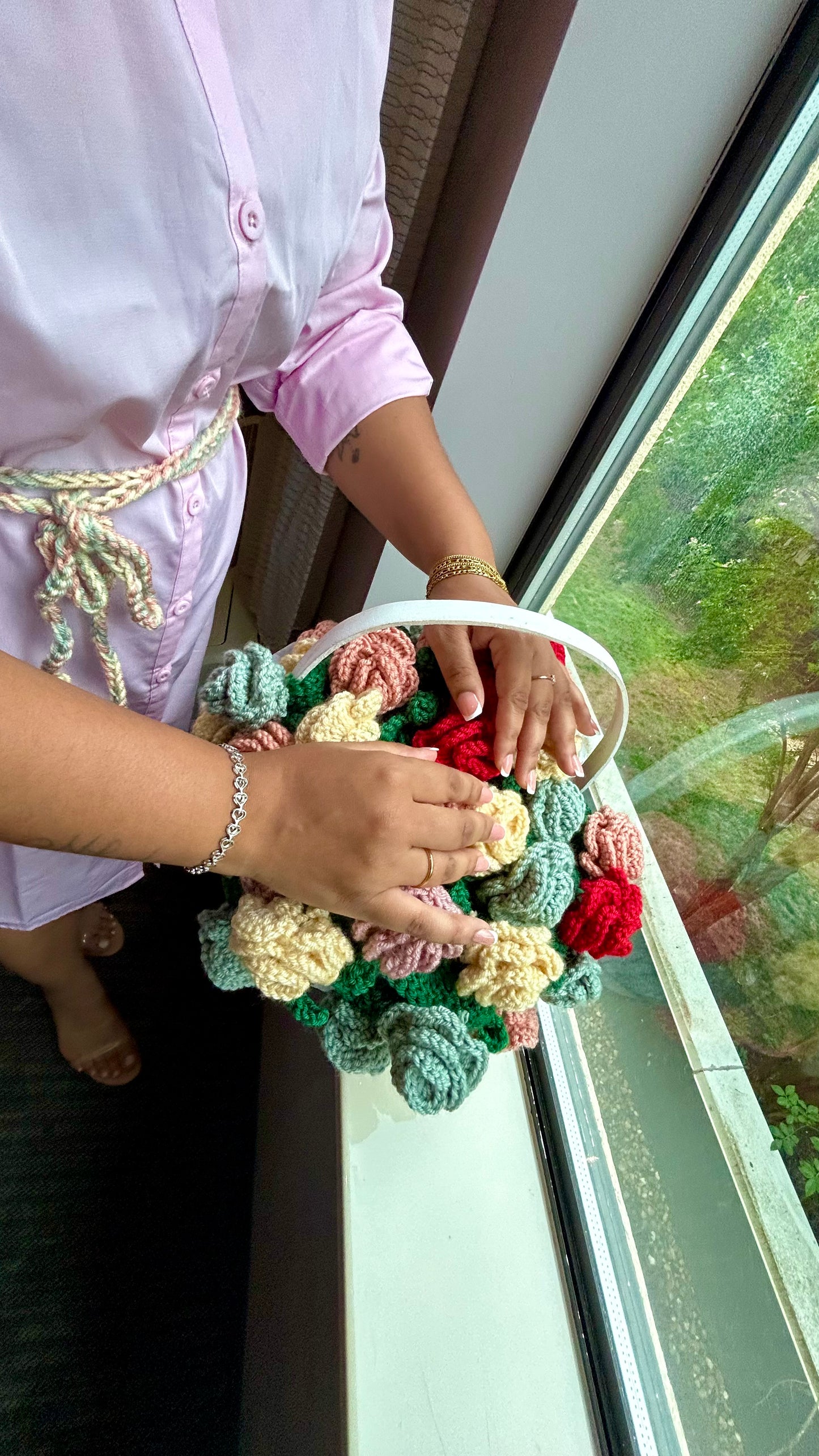 T.E.K Medium Crochet Flower Bouquet