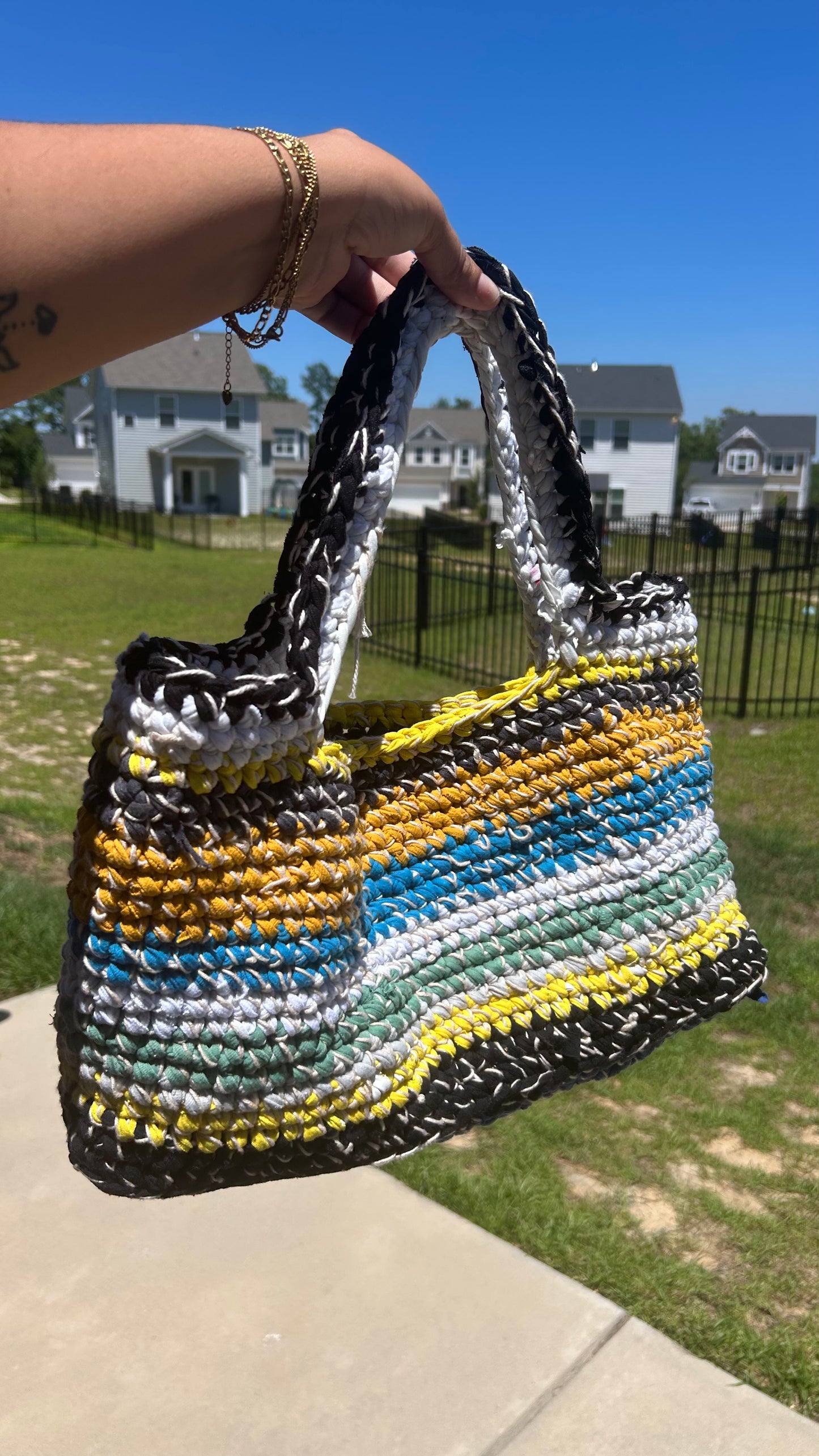 Revival bag No 4 Summers Day crochet bag