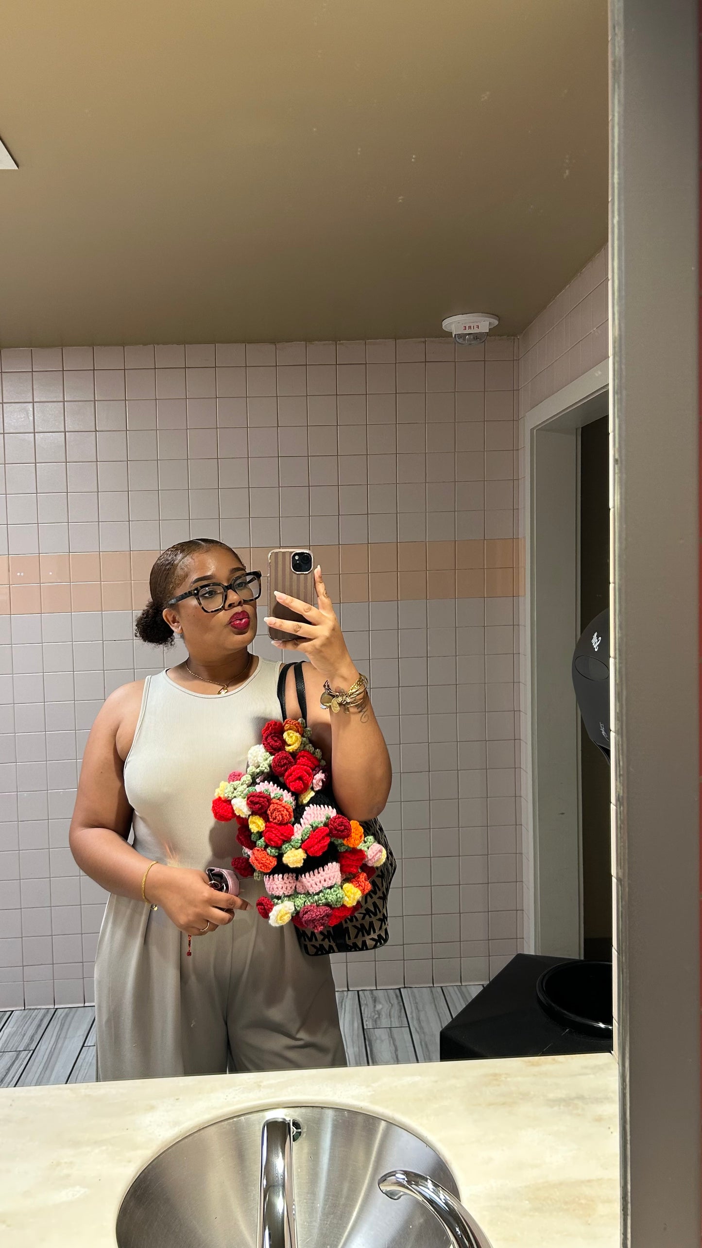 T.E.K Small Crochet Flower Bouquet