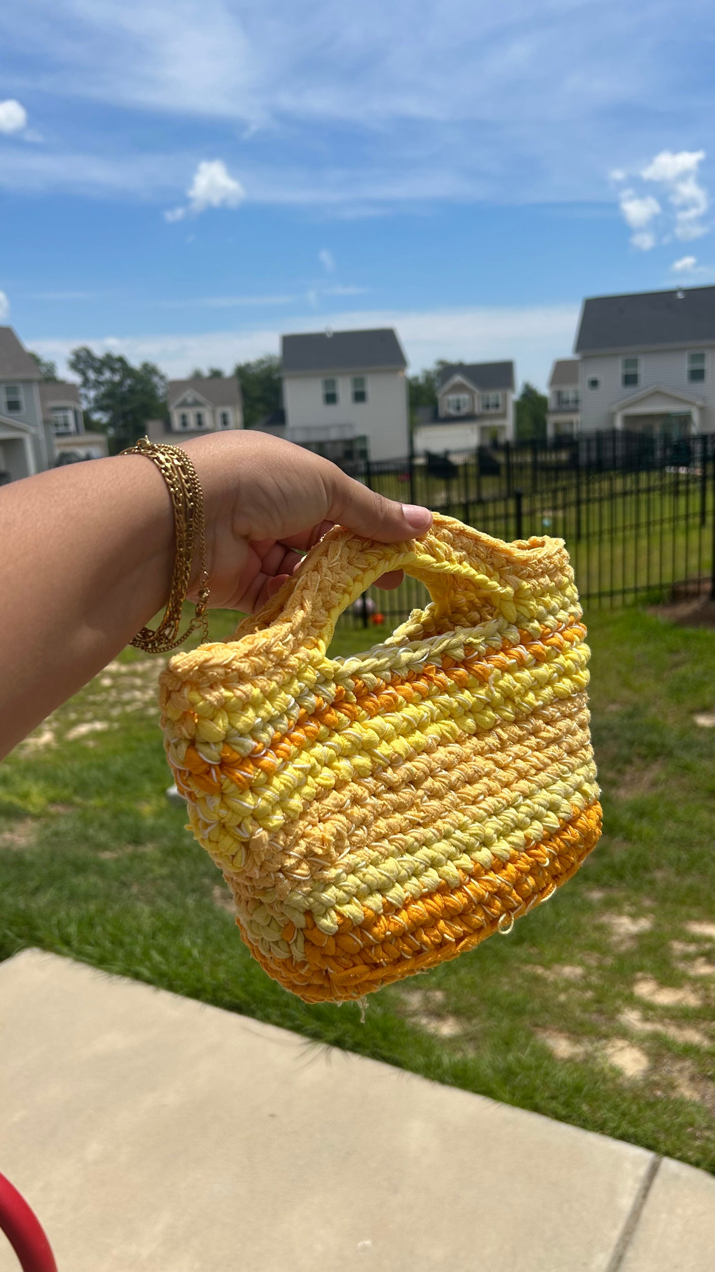 Revival Bag No5 : Summers Sun Crochet Bag