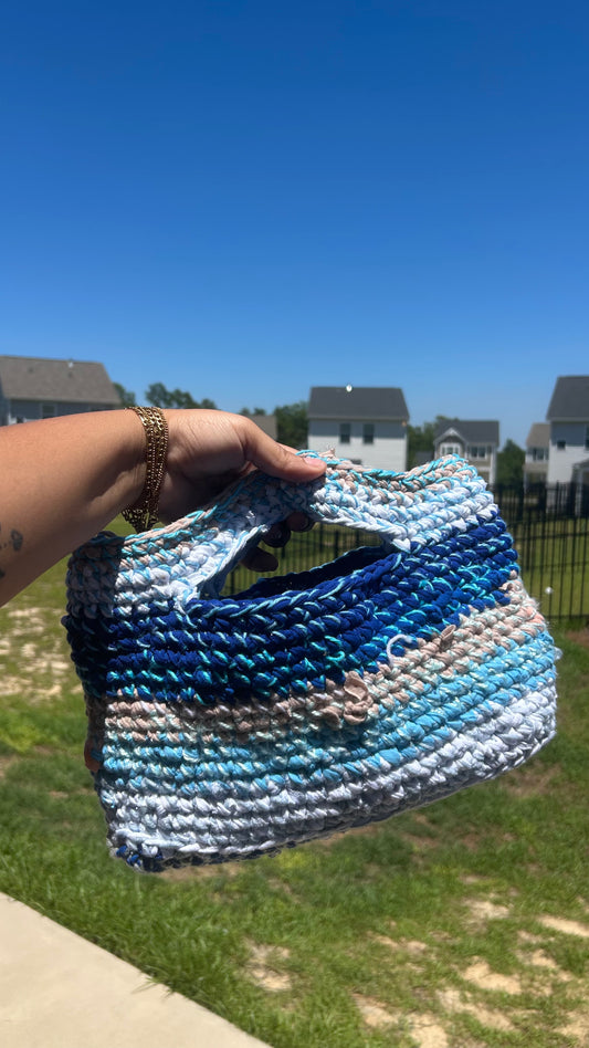 Revival Bag No 3 Summer Ocean crochet bag
