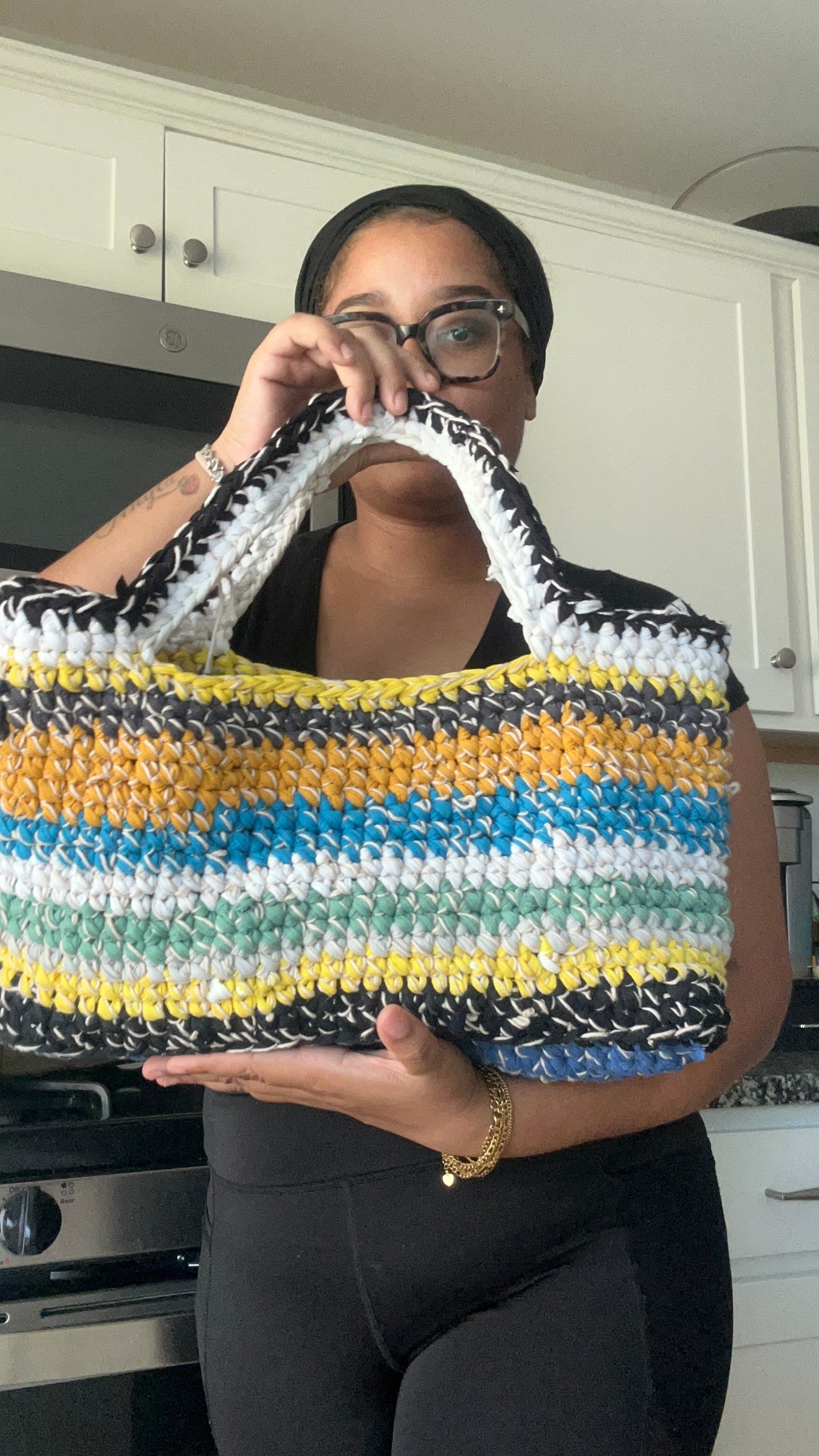 Revival bag No 4 Summers Day crochet bag