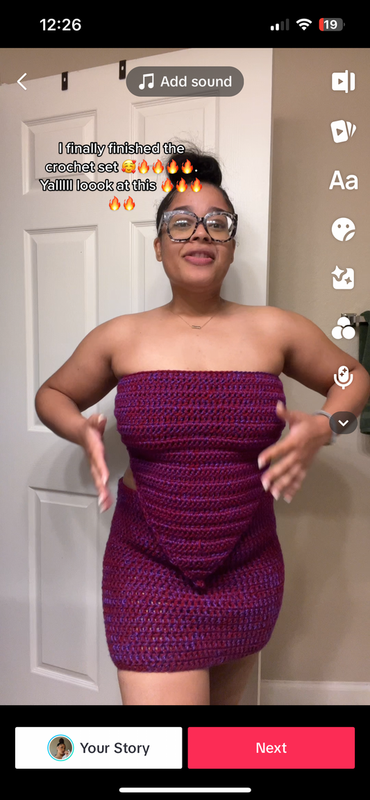 Pop off T.E.K two piece set