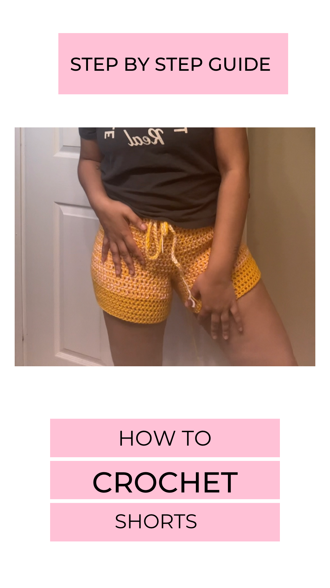 T.E.K Crochet Shorts Step by Step Pattern Guide