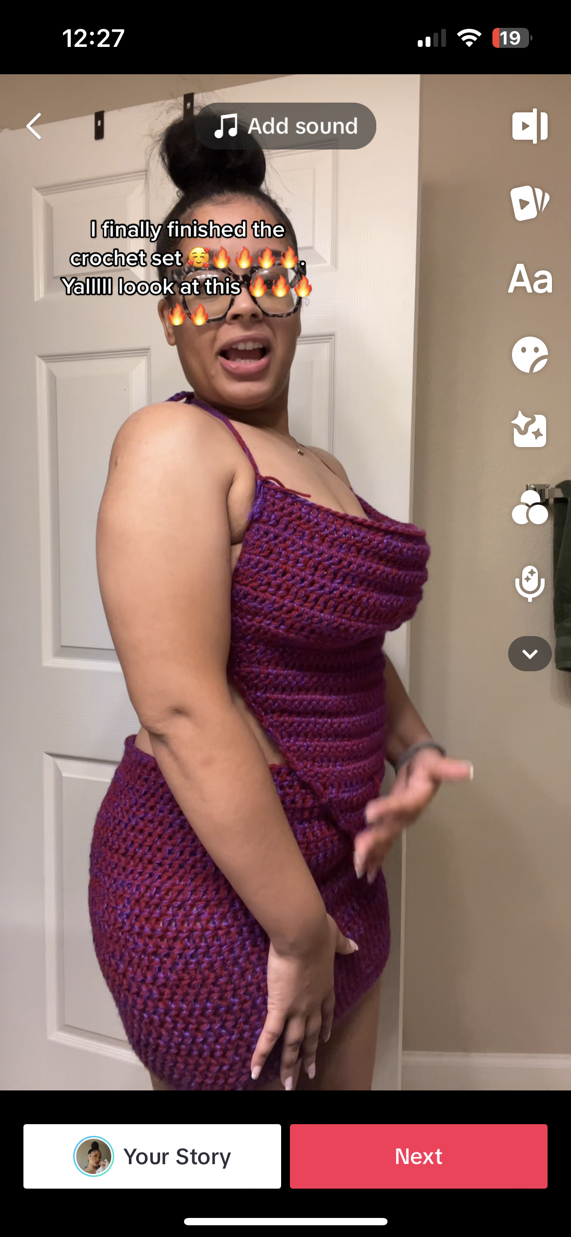 Pop off T.E.K two piece set