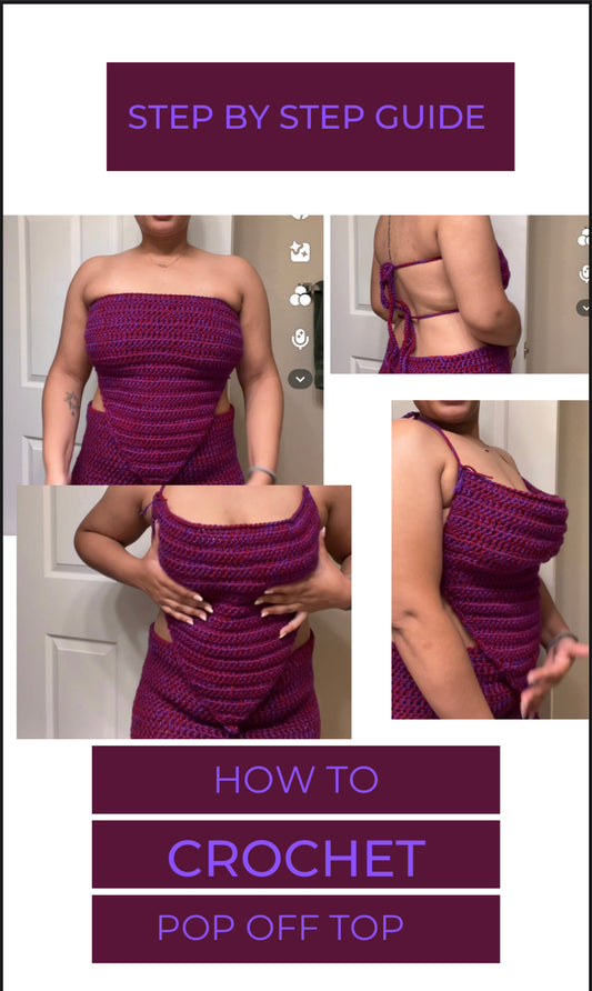 Pop off Shirt/ Top  Step by Step Pattern Guide