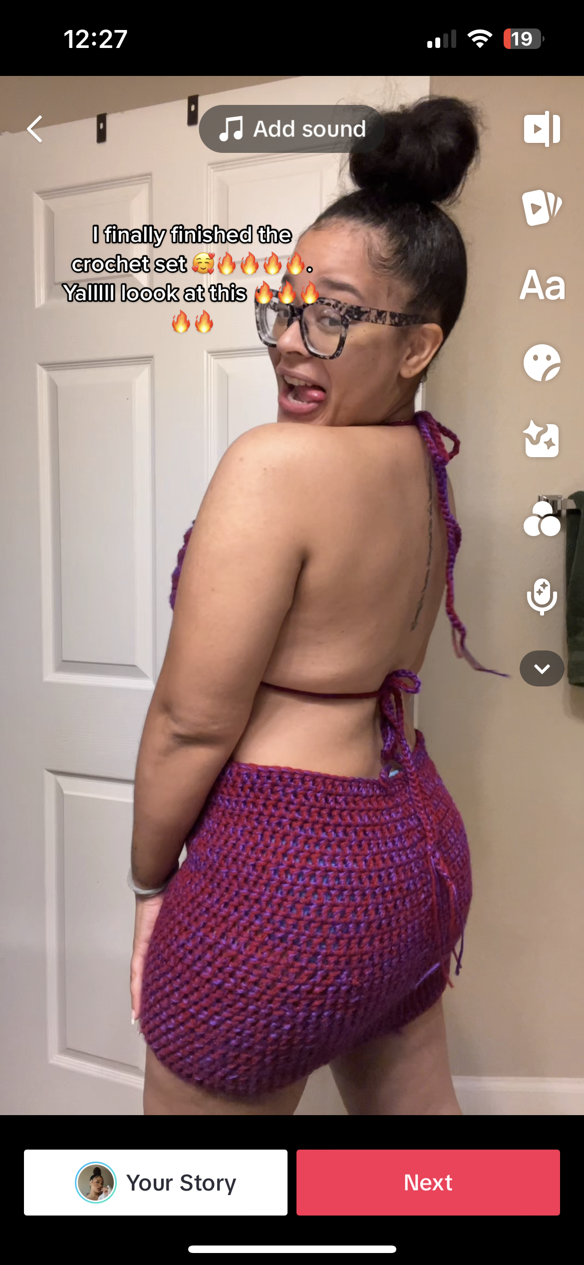 Pop off T.E.K two piece set