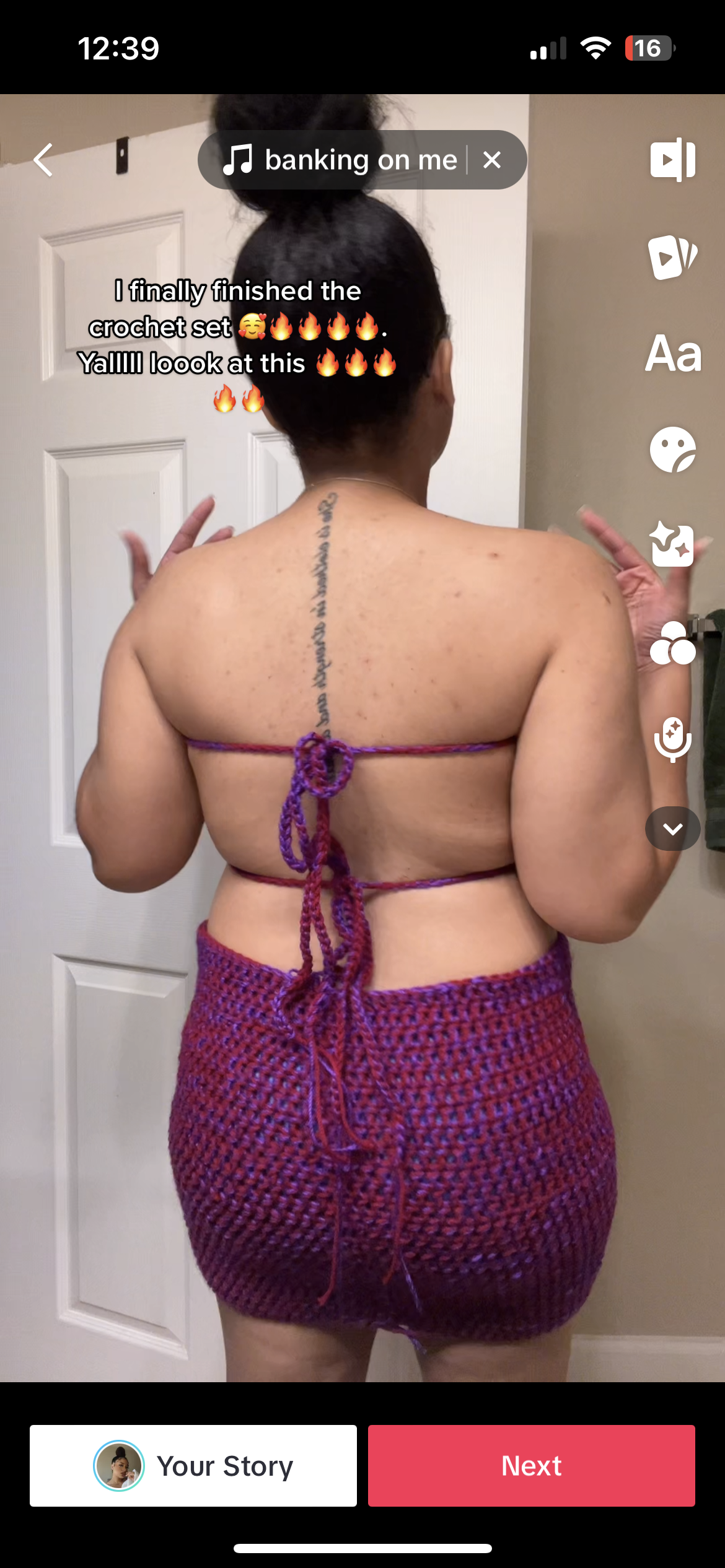 Pop off T.E.K two piece set