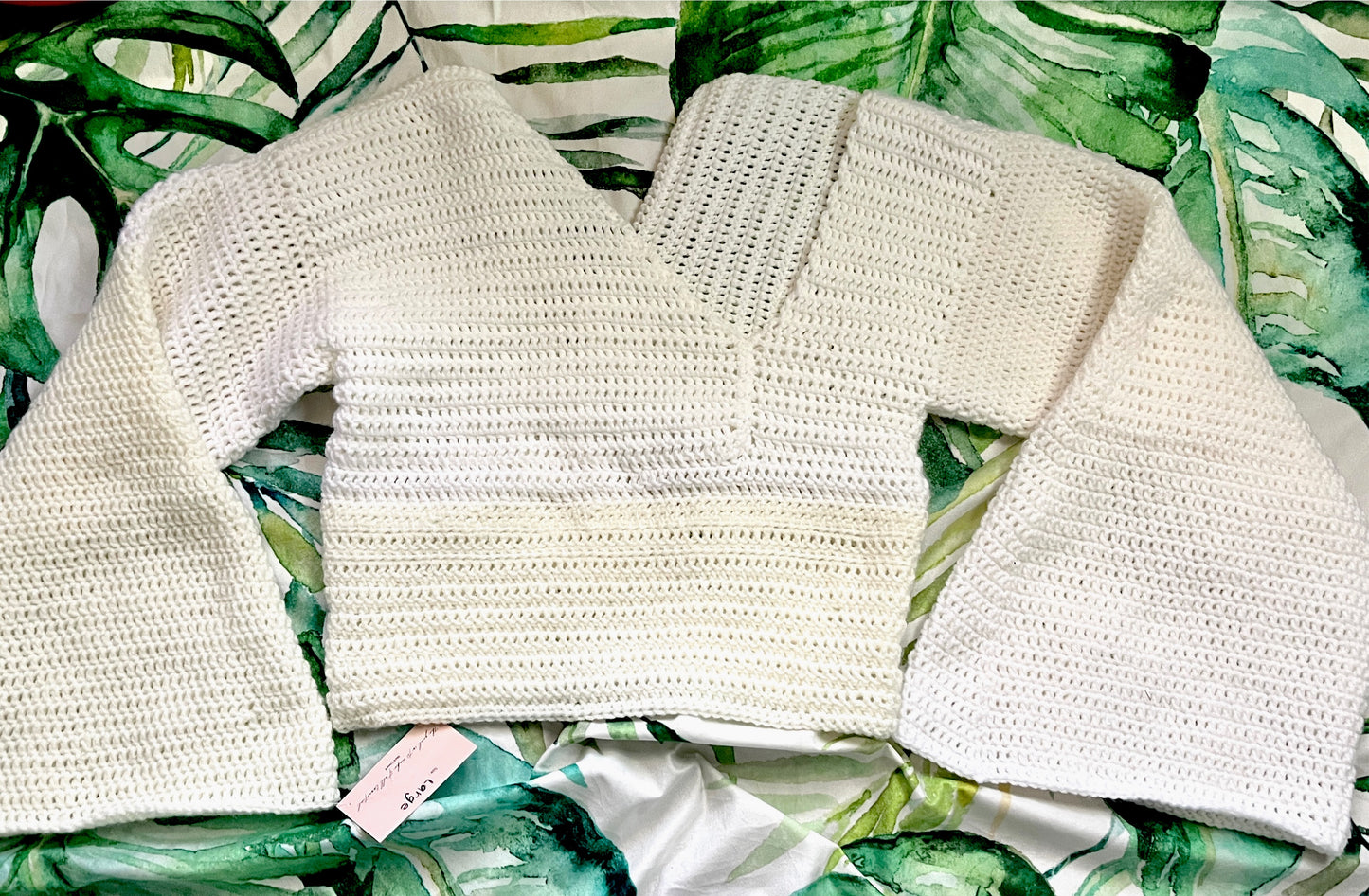 T.E.K Angel arms Crochet top